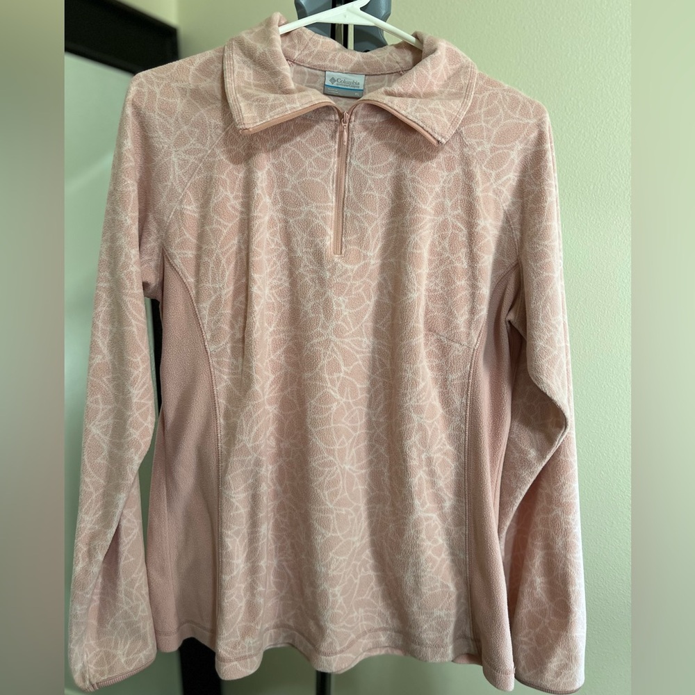 Columbia Pink Cowl Neck Sweater Soft and Cozy